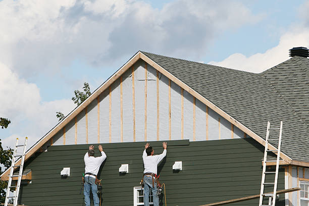 Professional Emergency Siding Repair technician working in Pelham, GA